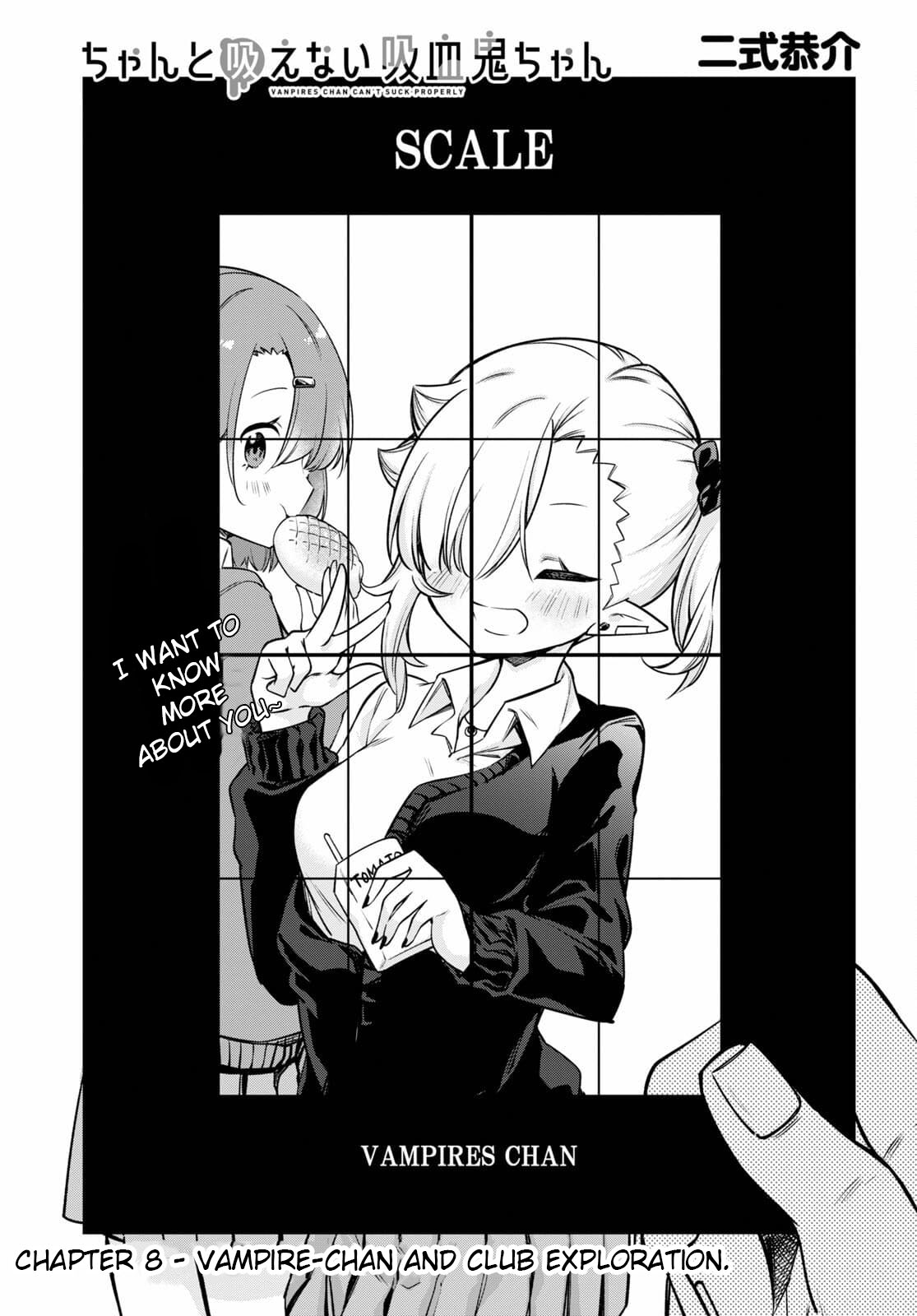 Vampire-chan Can't Suck Properly Chapter 8 page 1 - Chapter 8: Vampire-chan and club exploration