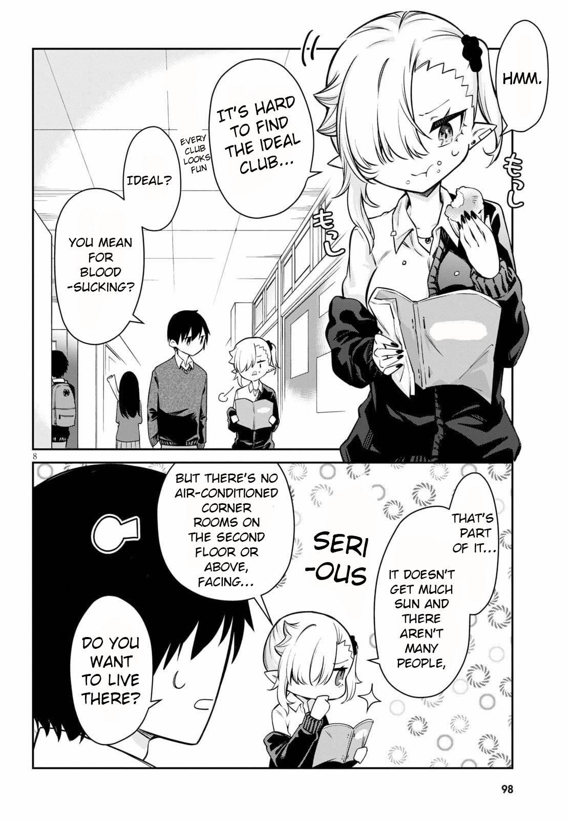 Vampire-chan Can't Suck Properly Chapter 8 page 8 - Chapter 8: Vampire-chan and club exploration