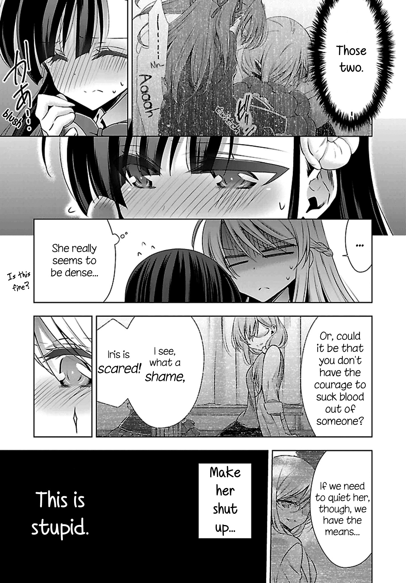 Vampire-chan x Junior-chan Chapter 1 page 34 - Chapter 1: First Night: Communication-impaired Girl and Bride