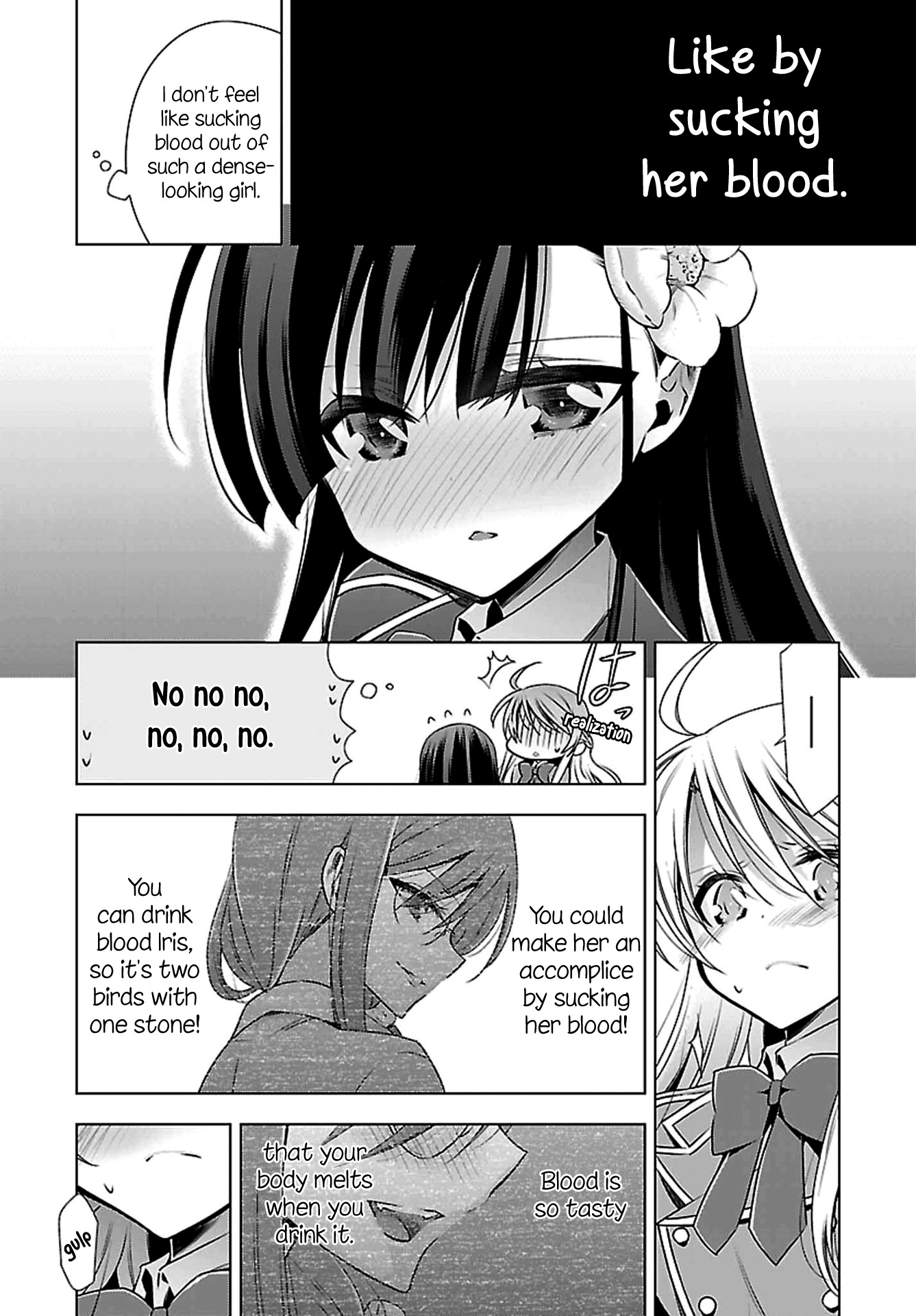 Vampire-chan x Junior-chan Chapter 1 page 35 - Chapter 1: First Night: Communication-impaired Girl and Bride