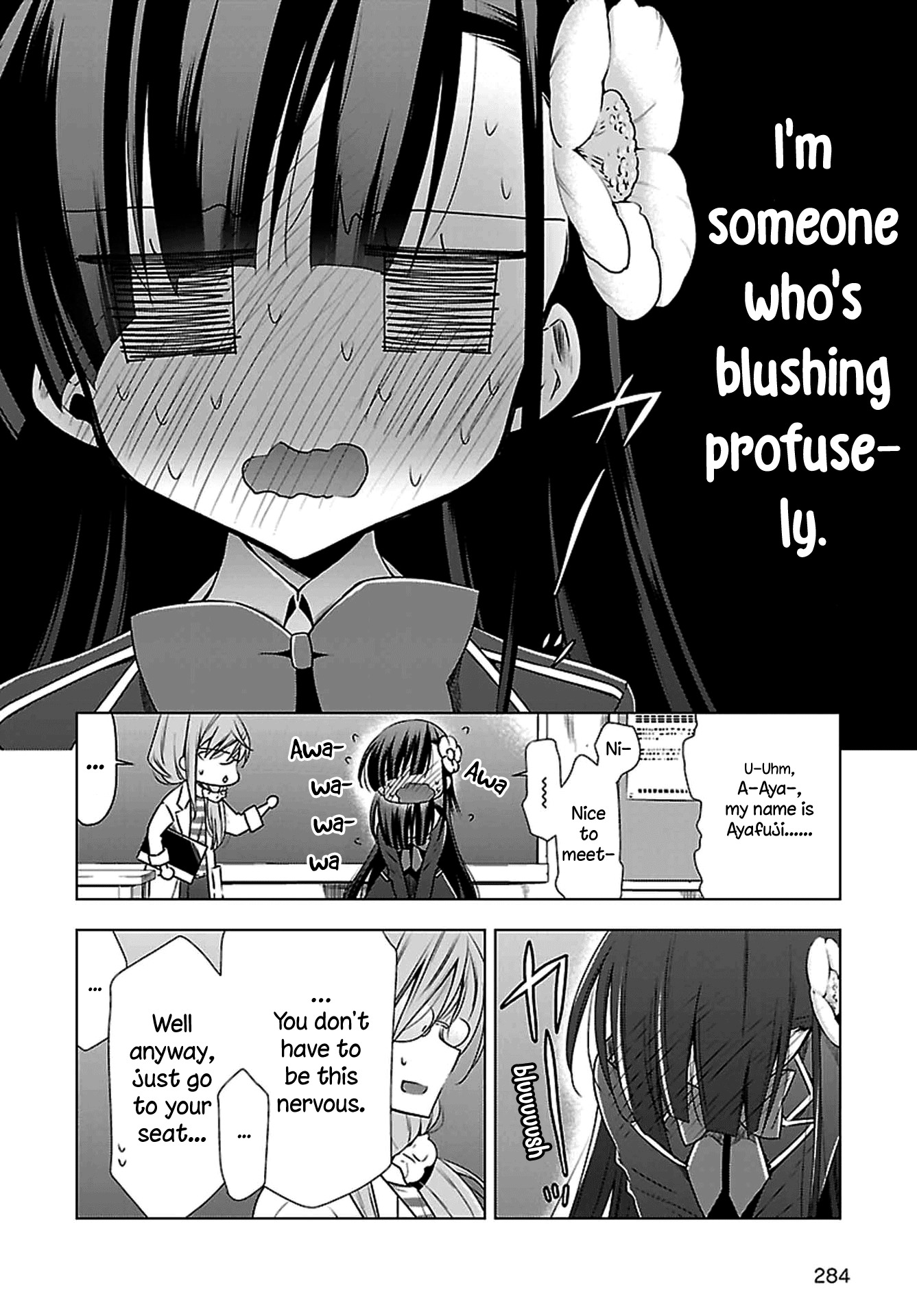 Vampire-chan x Junior-chan Chapter 1 page 7 - Chapter 1: First Night: Communication-impaired Girl and Bride