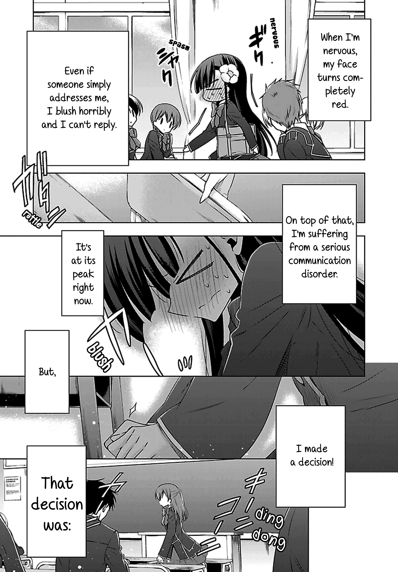 Vampire-chan x Junior-chan Chapter 1 page 8 - Chapter 1: First Night: Communication-impaired Girl and Bride