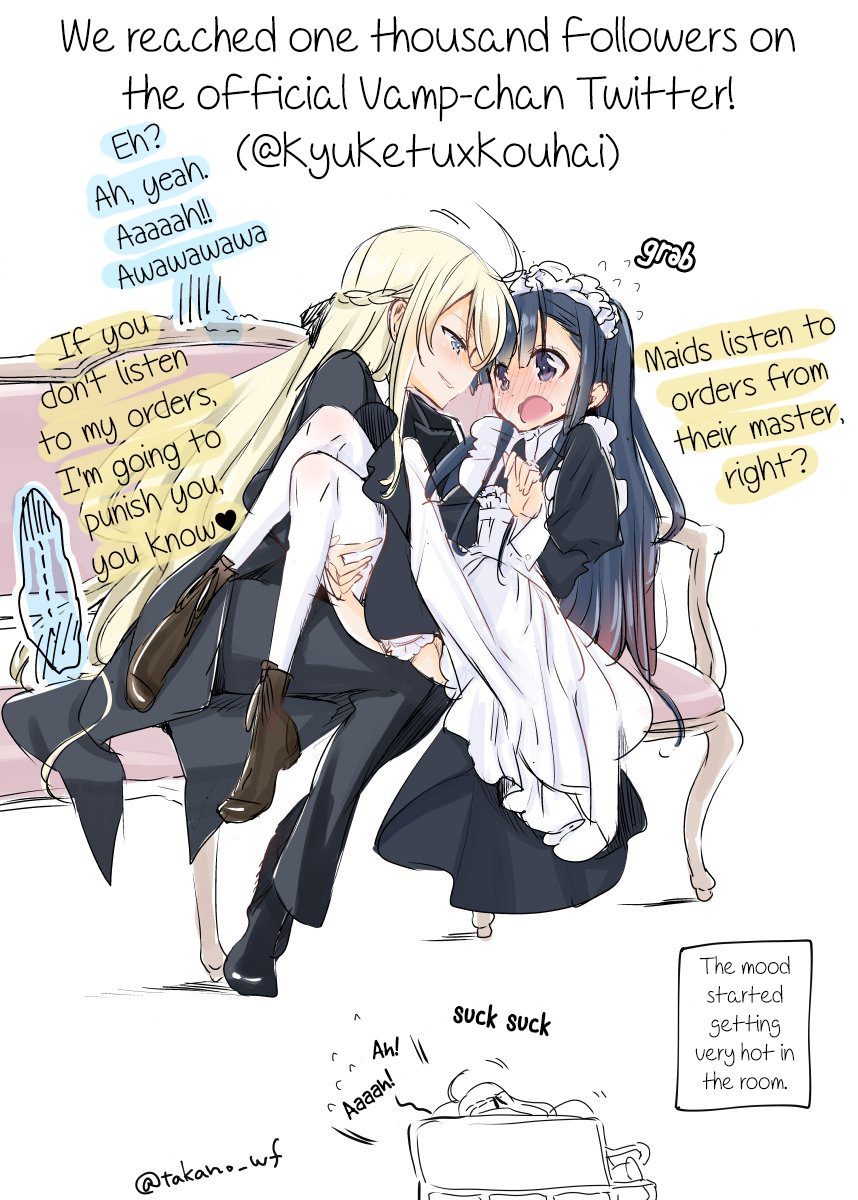 Vampire-chan x Junior-chan Chapter 11.6 page 2 - Chapter 11.6: Twitter Extras