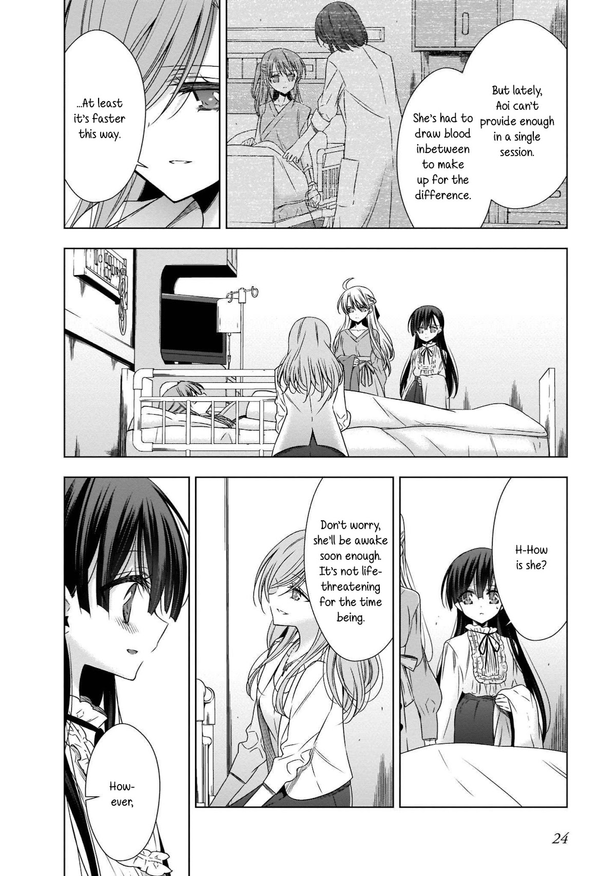 Vampire-chan x Junior-chan Chapter 18 page 6 - Chapter 18: The Flower at Twilight and the Butterfly