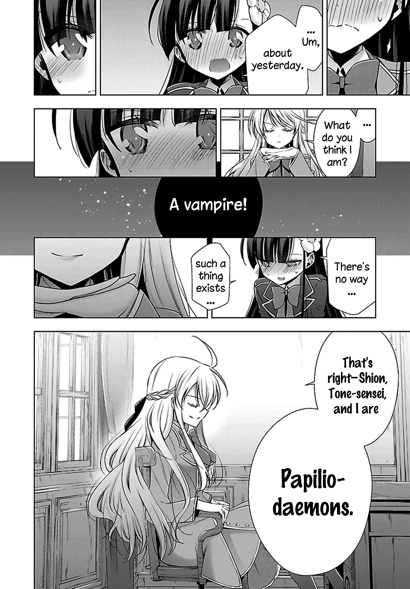 Vampire-chan x Junior-chan Chapter 2 page 16 - Chapter 2: Second Night: The Lonely Princess and the Loser