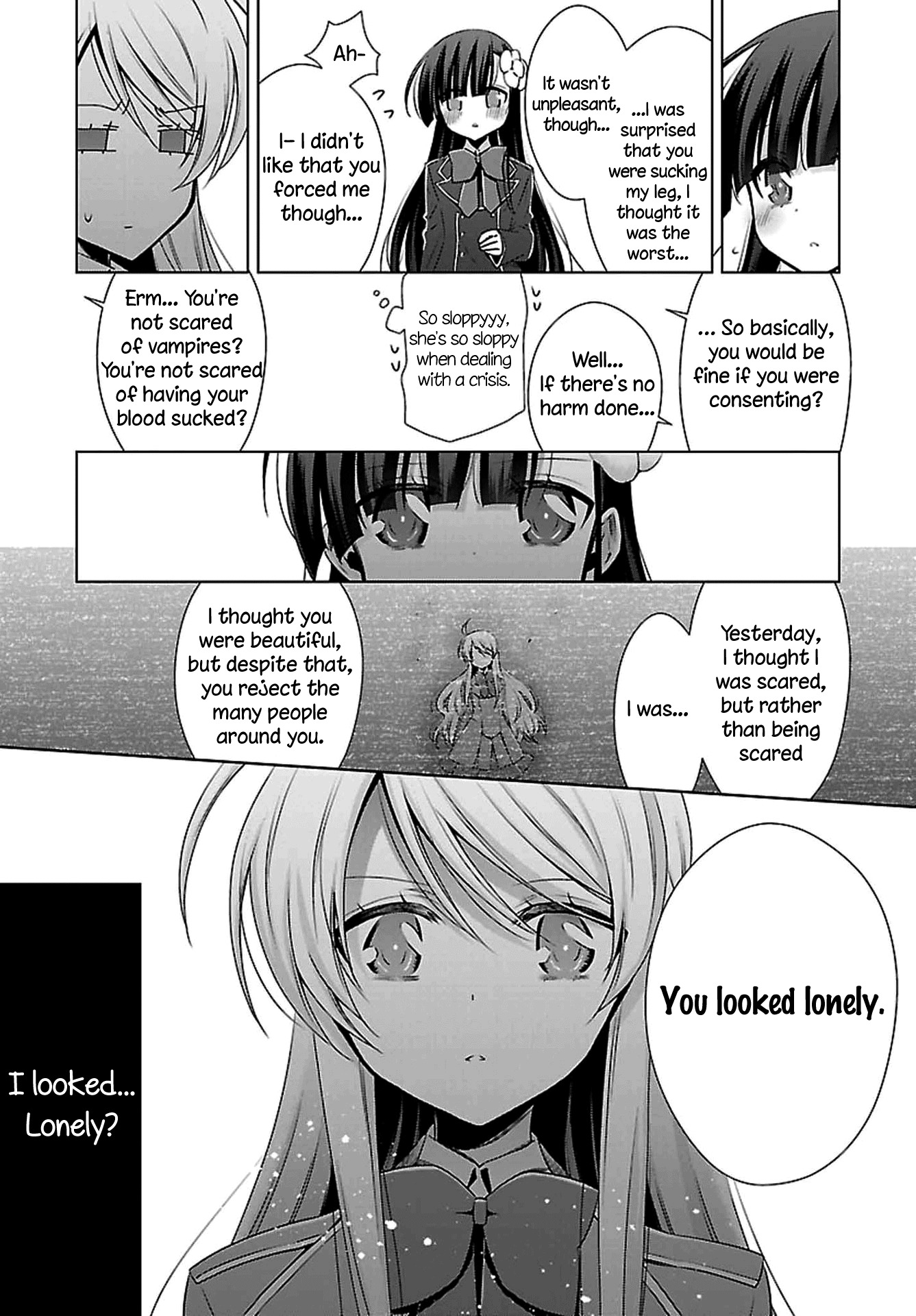 Vampire-chan x Junior-chan Chapter 2 page 19 - Chapter 2: Second Night: The Lonely Princess and the Loser