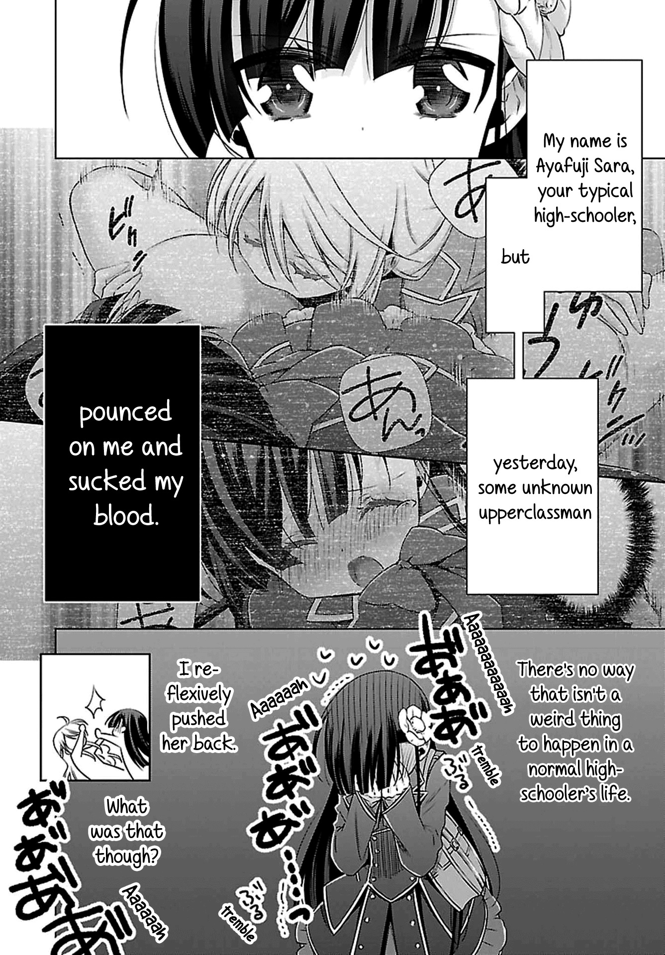 Vampire-chan x Junior-chan Chapter 2 page 2 - Chapter 2: Second Night: The Lonely Princess and the Loser