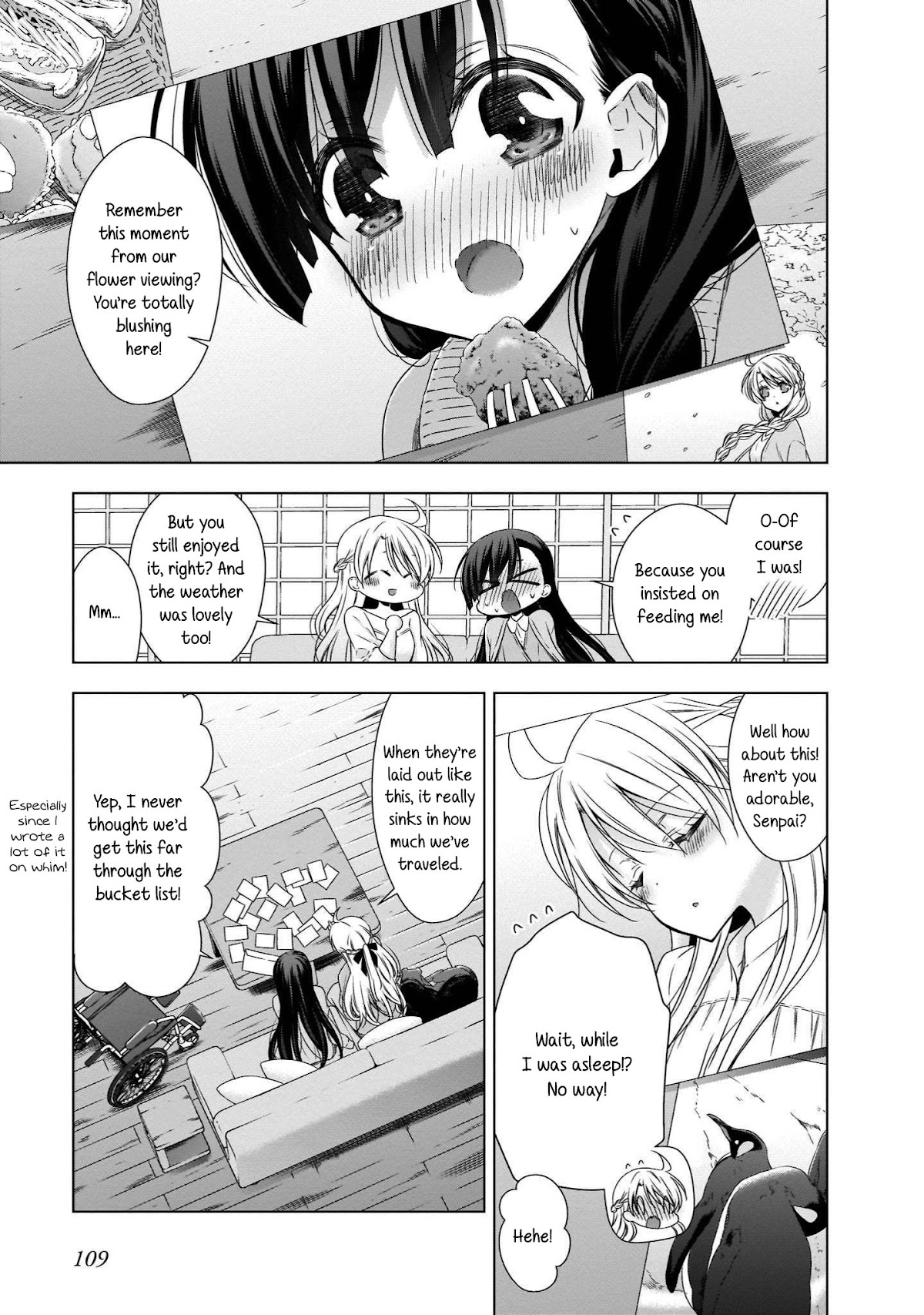 Vampire-chan x Junior-chan Chapter 21 page 3 - Chapter 21: When the Stewartias Bloom