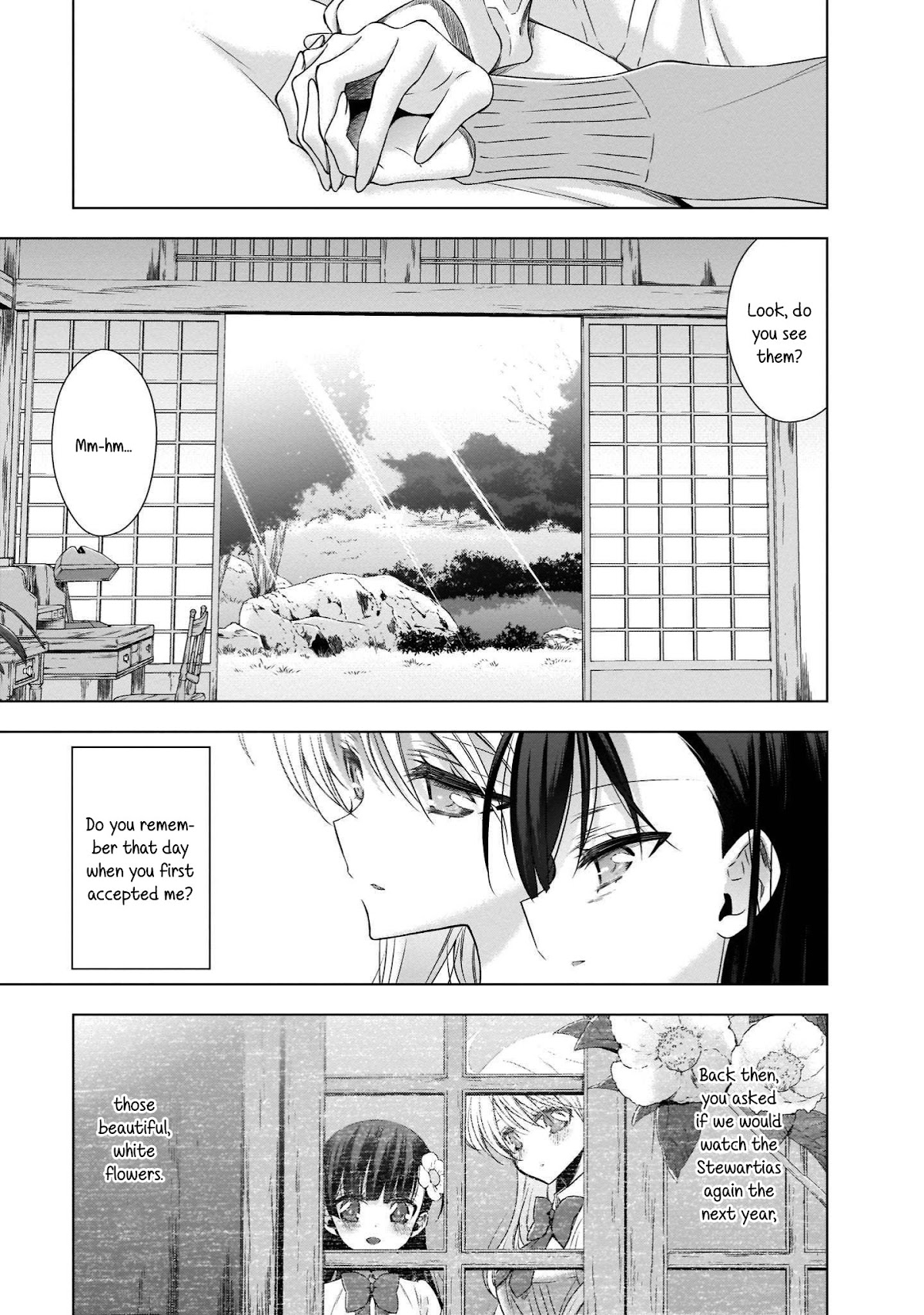 Vampire-chan x Junior-chan Chapter 21 page 7 - Chapter 21: When the Stewartias Bloom