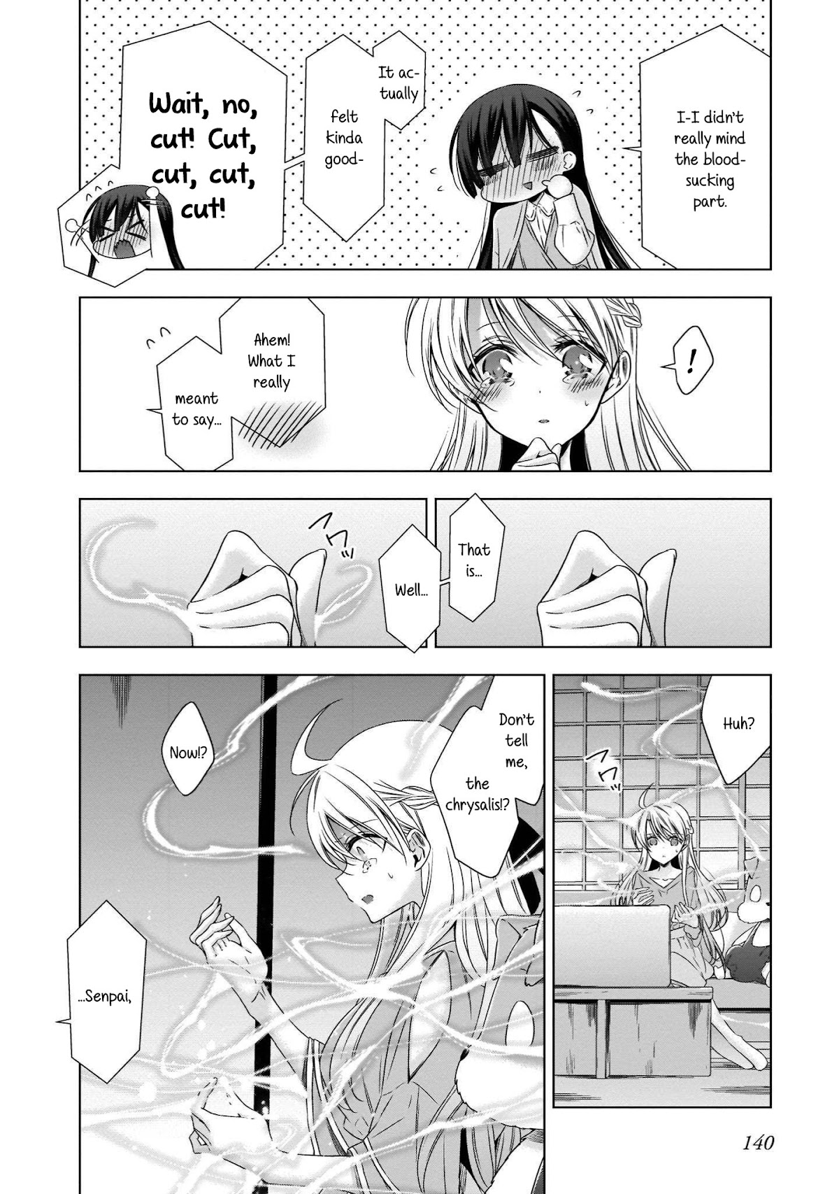 Vampire-chan x Junior-chan Chapter 22 page 15 - Chapter 22: The Butterfly and the Flower