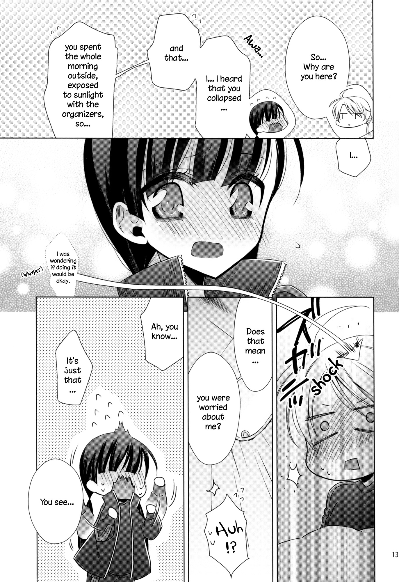 Vampire-chan x Junior-chan Chapter 3.5 page 13 - Chapter 3.5: The Secret (Doujinshi)