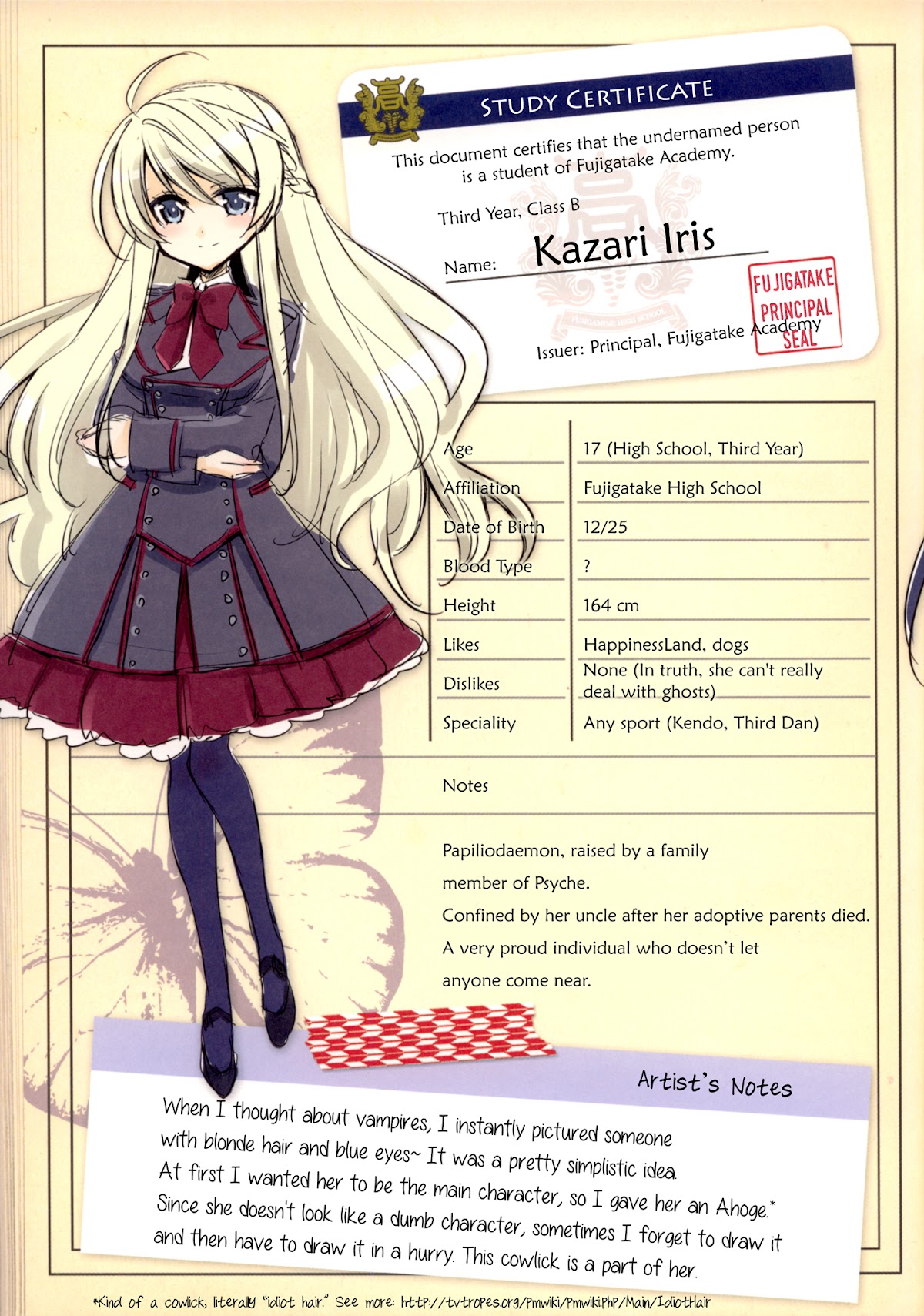 Vampire-chan x Junior-chan Chapter 6.6 page 8 - Chapter 6.6: melonbooks extra booklet