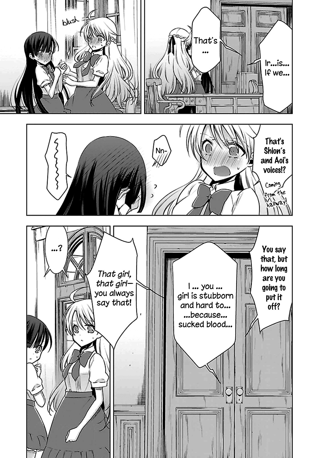 Vampire-chan x Junior-chan Chapter 6 page 17 - Chapter 6: Sixth Night: Scattering