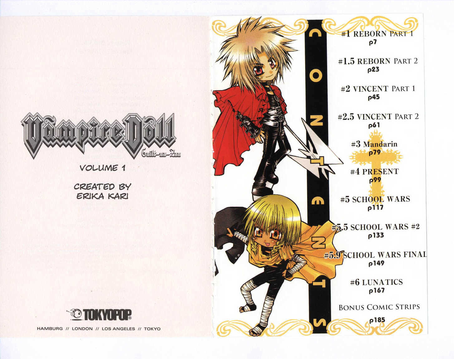 Vampire Doll Chapter 1.0 page 2 - Vol.01 Chapter 0 : Resurection...