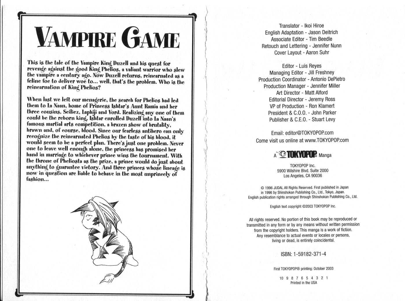 Vampire Game Chapter 3.0 page 2 - Vol.03 Chapter 0