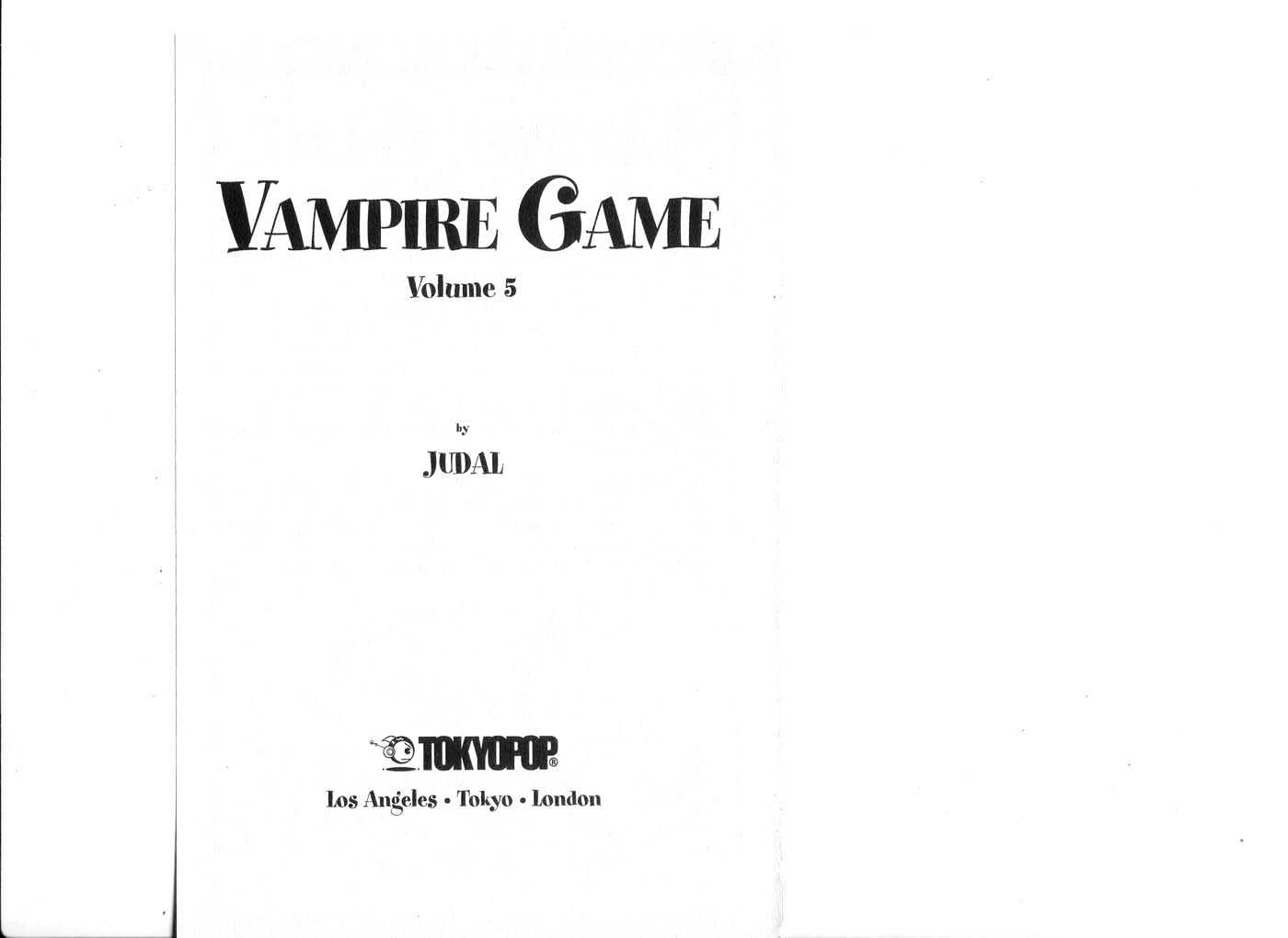 Vampire Game Chapter 5.0 page 1 - Vol.05 Chapter 0