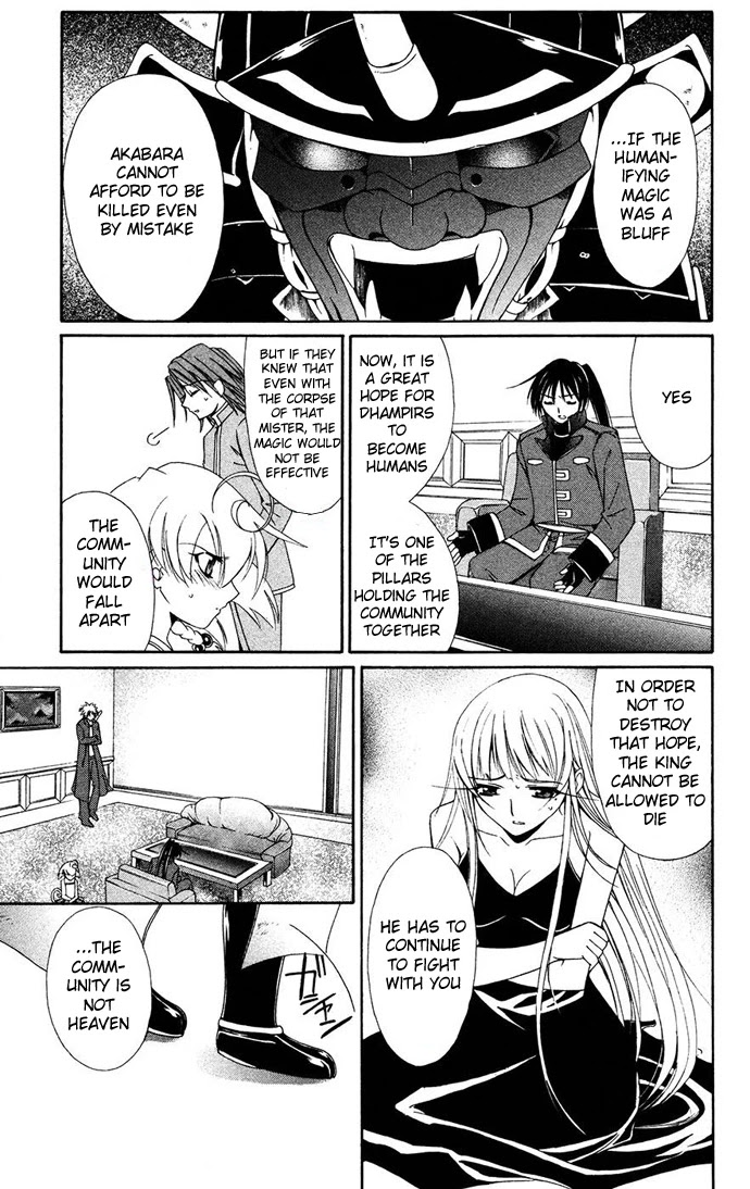 Vampire Juuji Kai - Fallen Vampire Chapter 32 page 29 - Chapter 32: Akabara-san, to you the Moon's Blessing