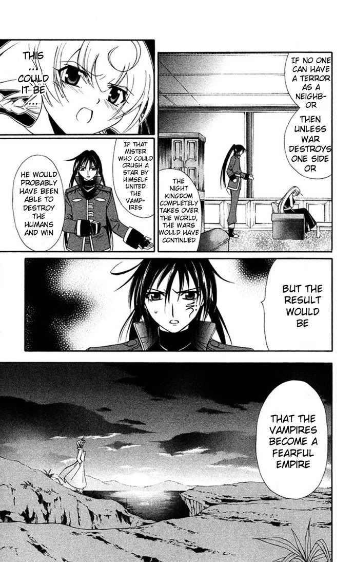 Vampire Juuji Kai - Fallen Vampire Chapter 32 page 7 - Chapter 32: Akabara-san, to you the Moon's Blessing
