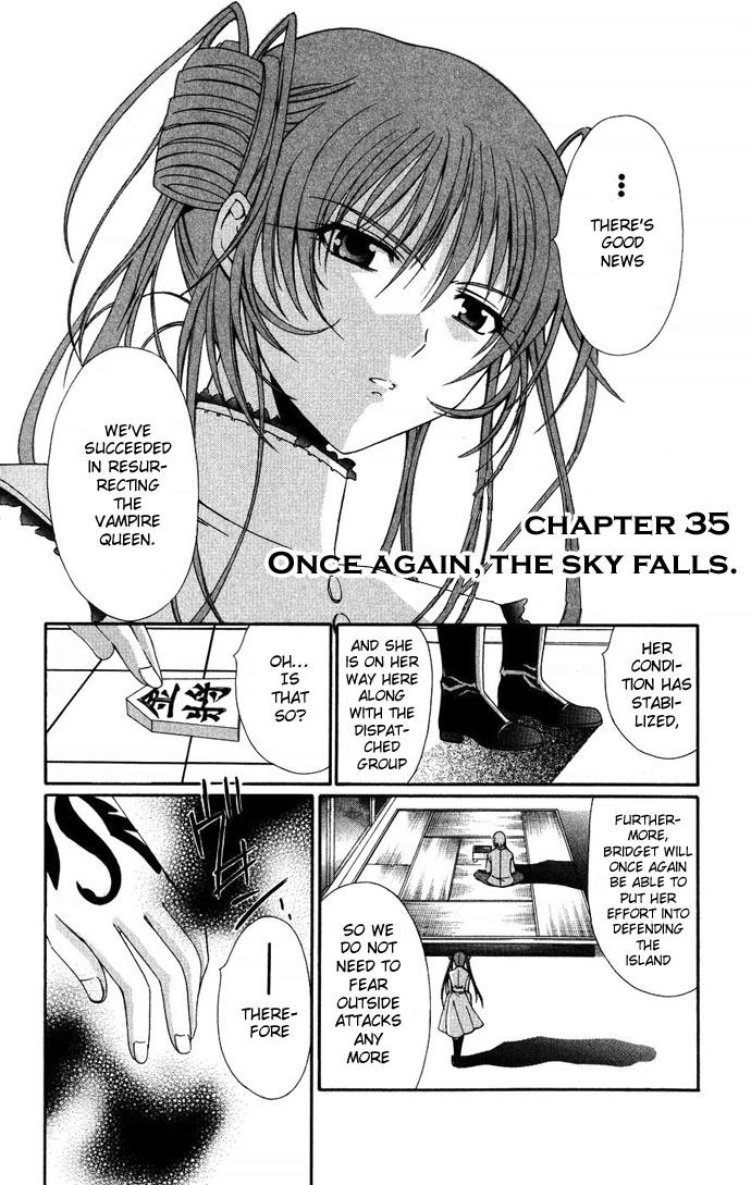 Vampire Juuji Kai - Fallen Vampire Chapter 35 page 3 - Chapter 35: Once Again, the Sky falls