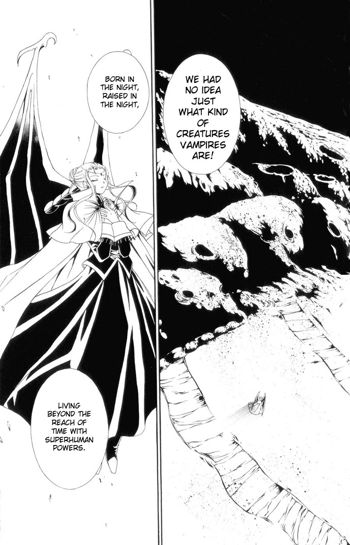 Vampire Juuji Kai - Fallen Vampire Chapter 42 page 9 - Chapter 42: The Peacock Dances in the Endless Night