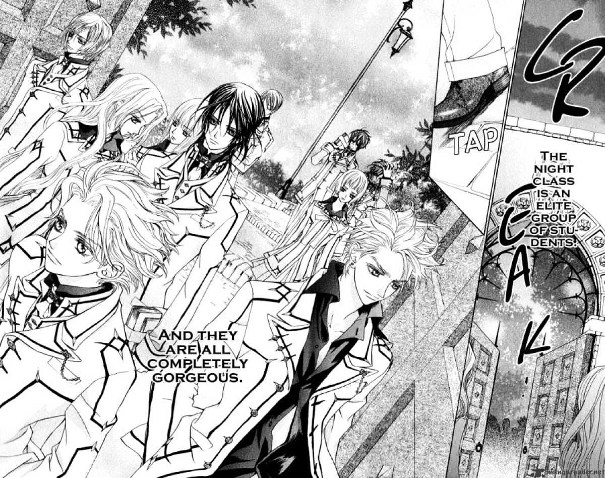 Vampire Knight Chapter 1 page 12 - Chapter 1 : The Night Class at Cross Academy