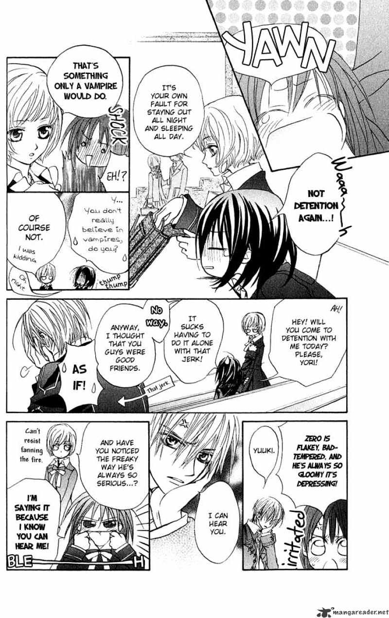 Vampire Knight Chapter 1 page 29 - Chapter 1 : The Night Class at Cross Academy