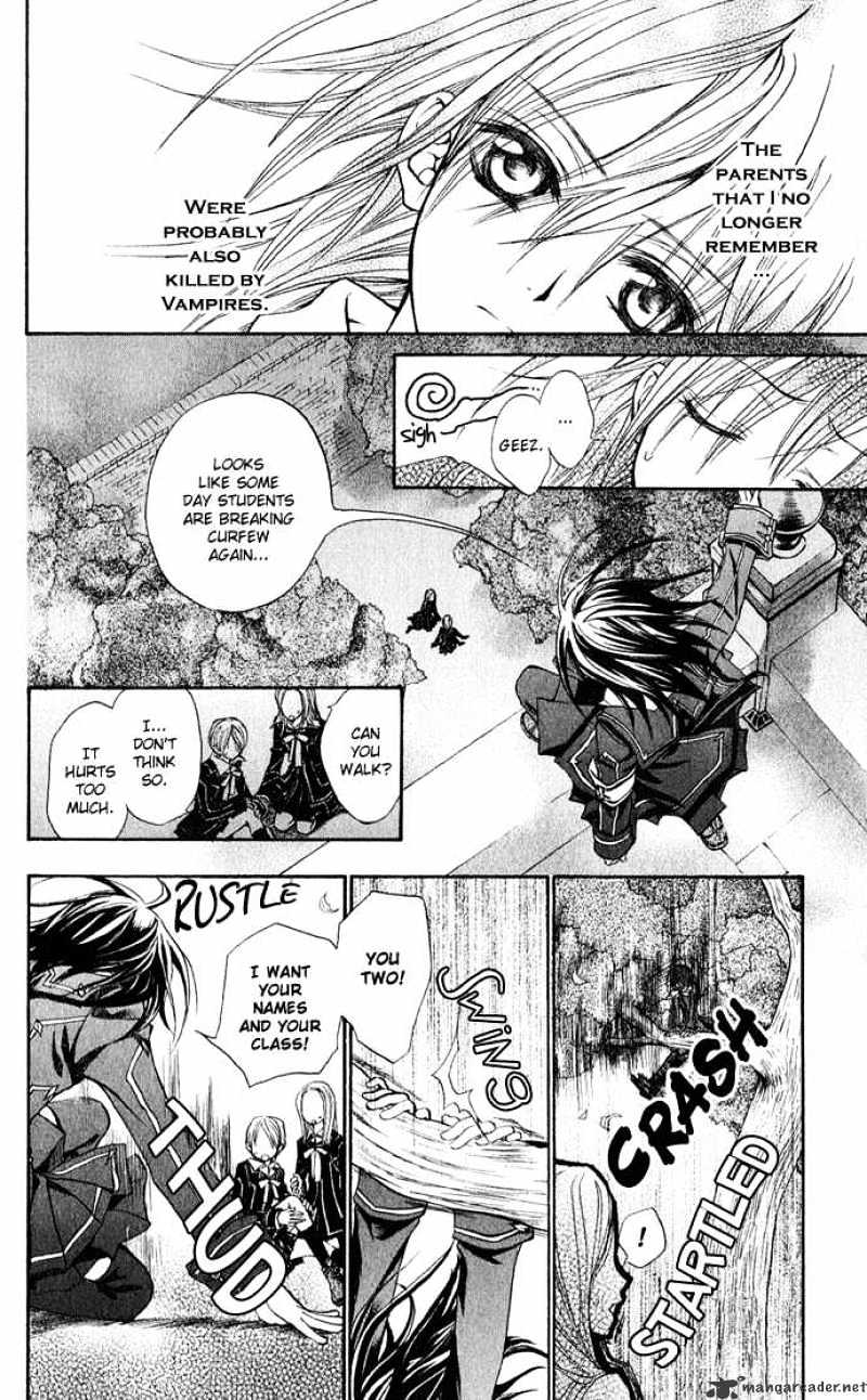 Vampire Knight Chapter 1 page 35 - Chapter 1 : The Night Class at Cross Academy