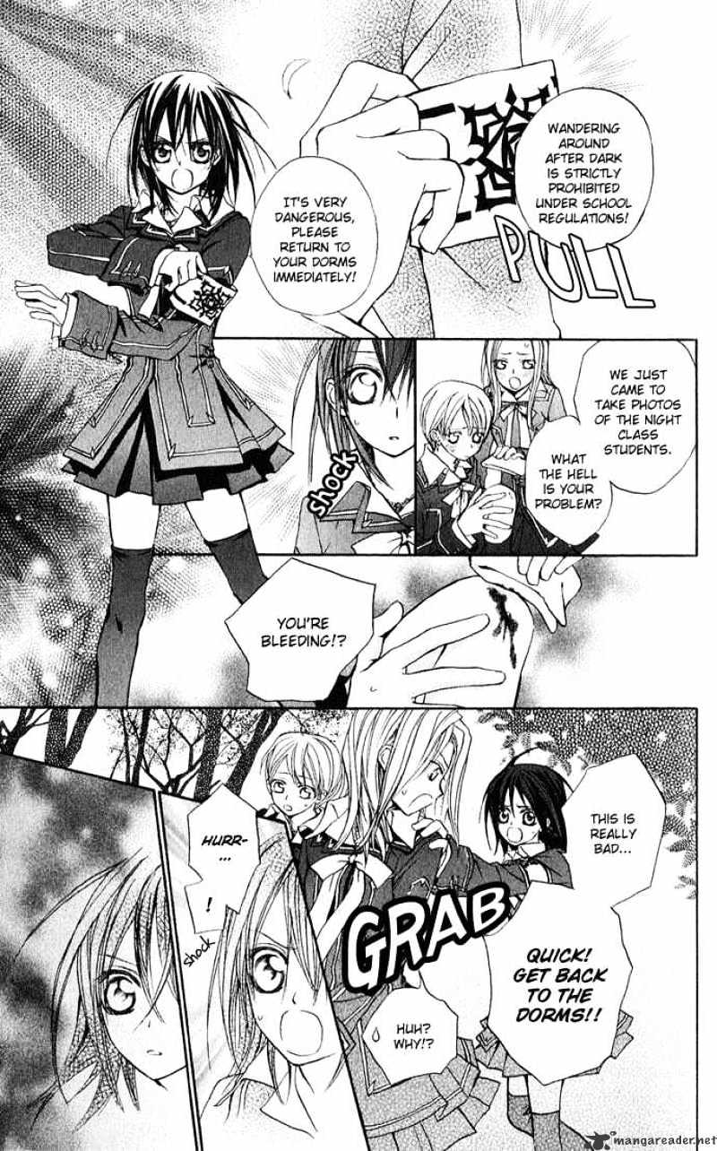 Vampire Knight Chapter 1 page 36 - Chapter 1 : The Night Class at Cross Academy