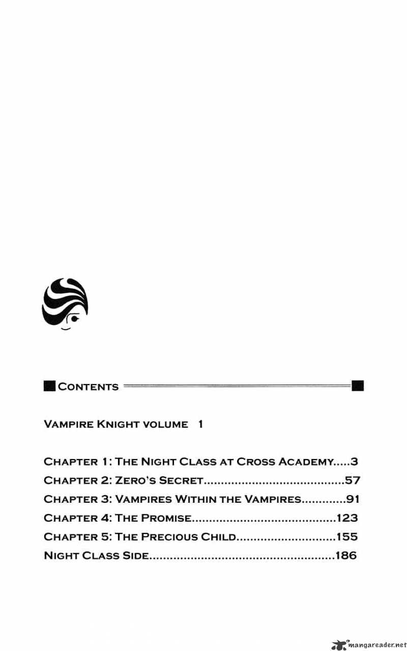 Vampire Knight Chapter 1 page 4 - Chapter 1 : The Night Class at Cross Academy