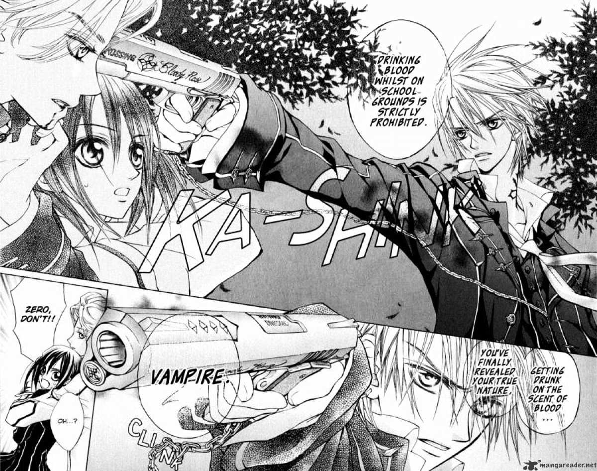 Vampire Knight Chapter 1 page 43 - Chapter 1 : The Night Class at Cross Academy