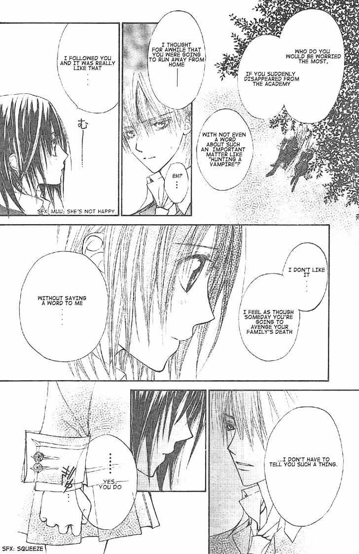 Vampire Knight Chapter 14 page 20 - Chapter 14 : The Late Arrival: A New Student