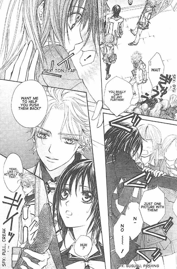 Vampire Knight Chapter 14 page 4 - Chapter 14 : The Late Arrival: A New Student