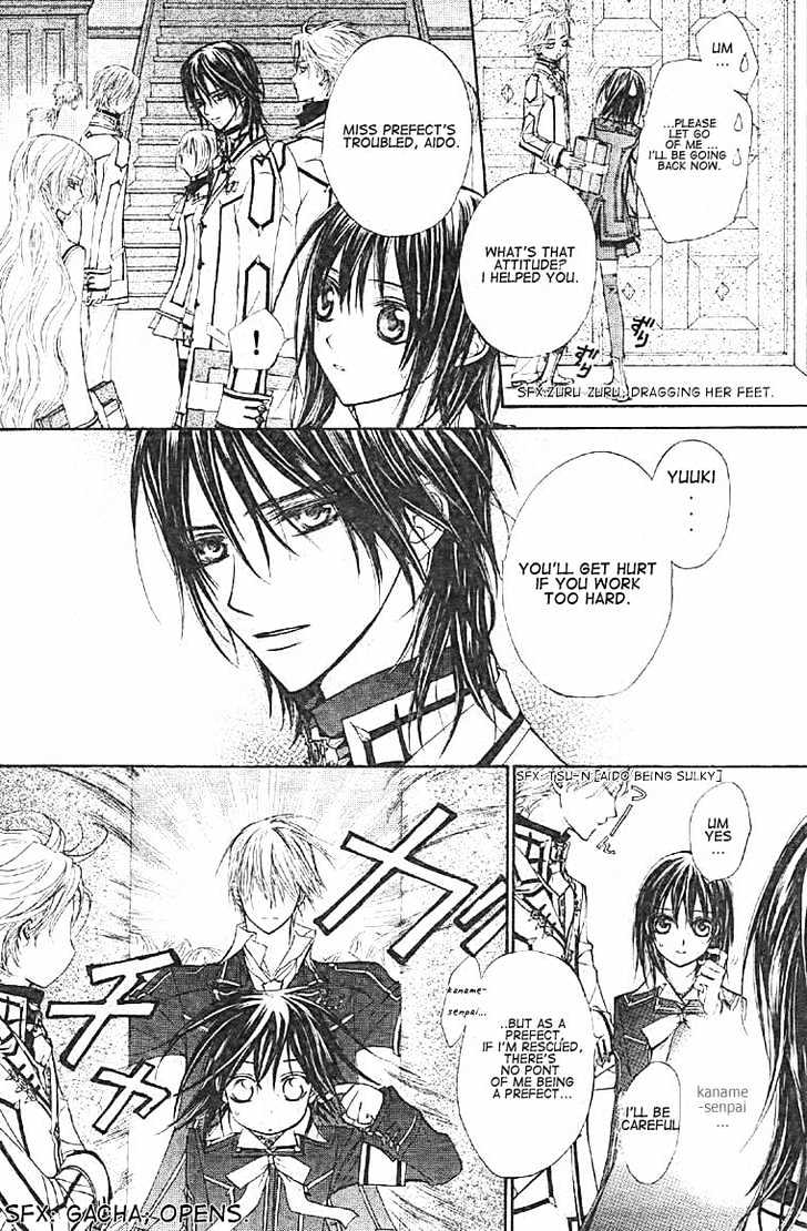 Vampire Knight Chapter 14 page 6 - Chapter 14 : The Late Arrival: A New Student