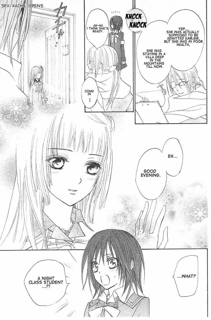 Vampire Knight Chapter 14 page 9 - Chapter 14 : The Late Arrival: A New Student