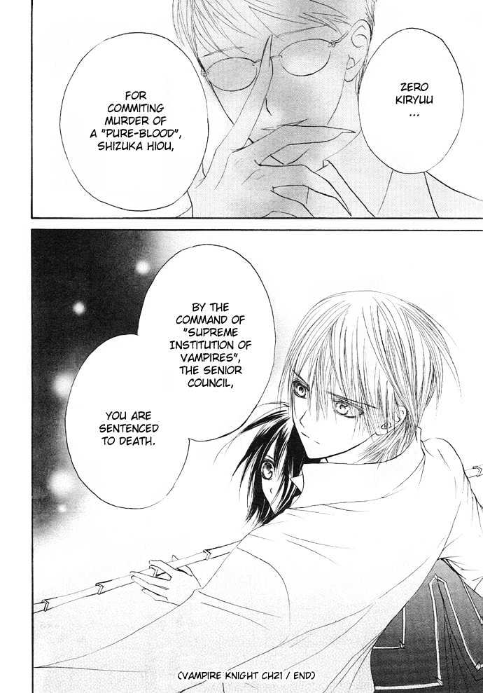 Vampire Knight Chapter 21 page 31 - Chapter 21 : Guilty