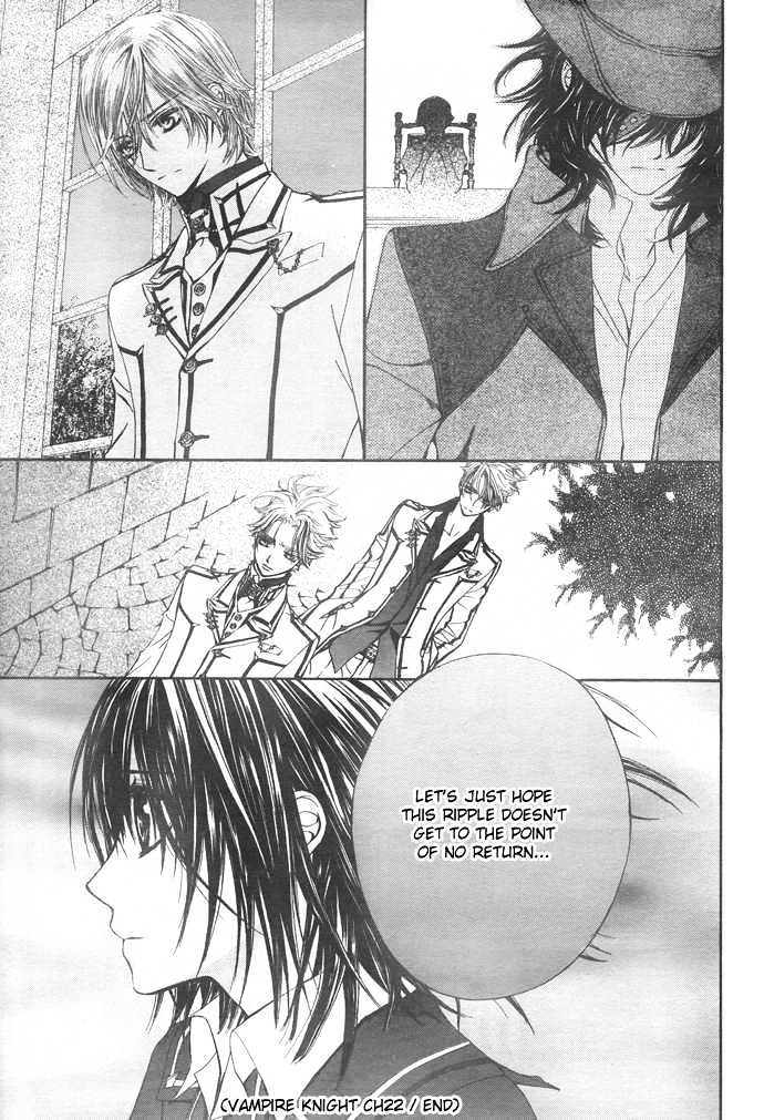 Vampire Knight Chapter 22 page 32 - Chapter 22 : Things That Changed, Things That Did Not Change