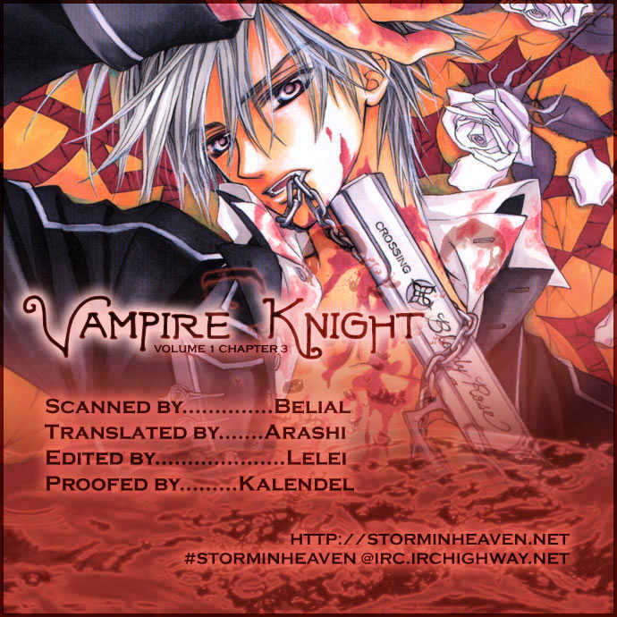 Vampire Knight Chapter 3 page 1 - Chapter 3 : Vampires within the Vampires
