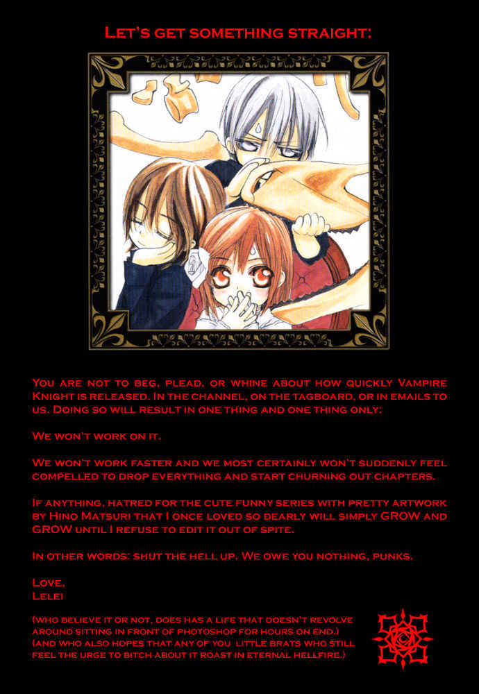 Vampire Knight Chapter 4 page 2 - Chapter 4 : The Promise...