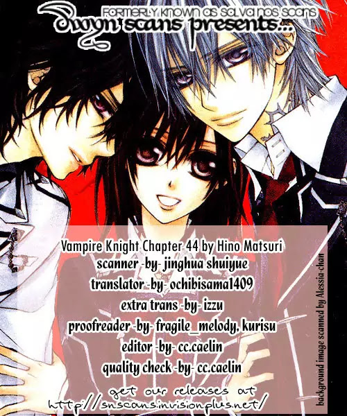 Vampire Knight Chapter 44 page 32 - Chapter 44 : Attachment
