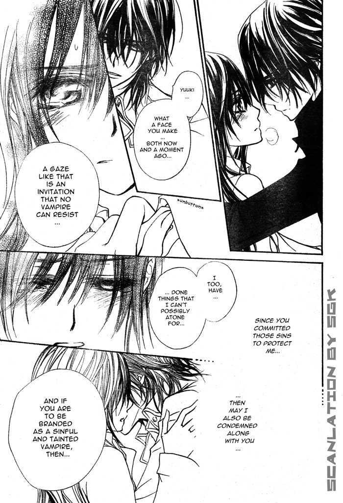 Vampire Knight Chapter 49 page 30 - Chapter 49 : Tonight, I Held You With My Tainted Hands...