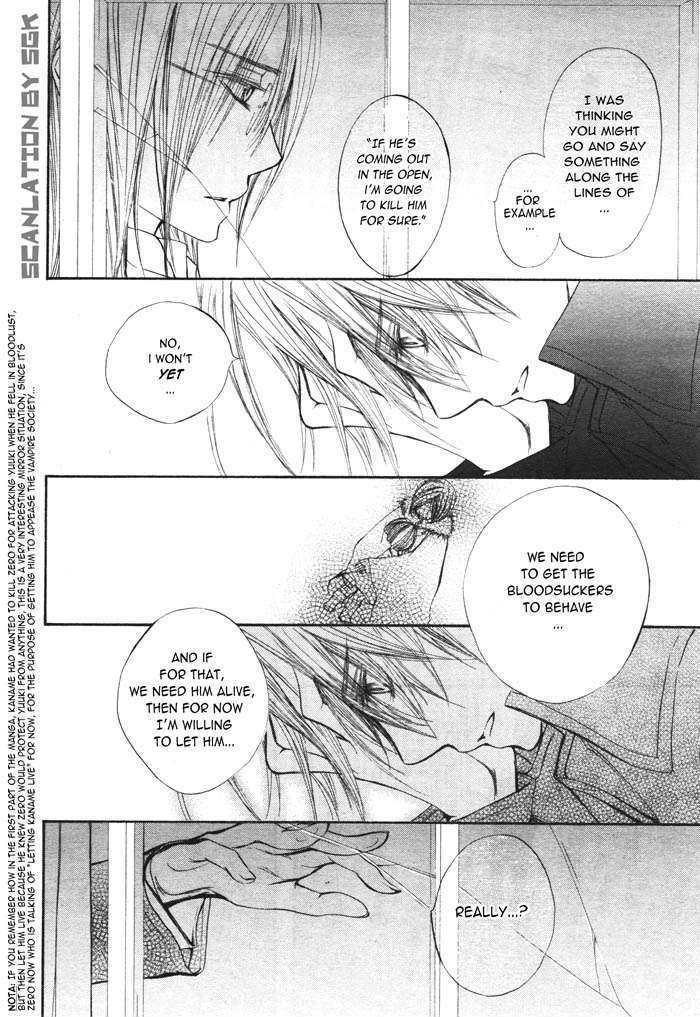 Vampire Knight Chapter 50 page 25 - Chapter 50 : In the Depths of that Dark Forest, Now You...