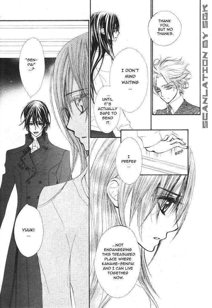 Vampire Knight Chapter 50 page 36 - Chapter 50 : In the Depths of that Dark Forest, Now You...