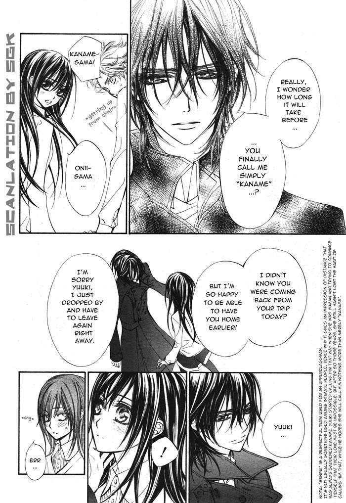 Vampire Knight Chapter 50 page 37 - Chapter 50 : In the Depths of that Dark Forest, Now You...