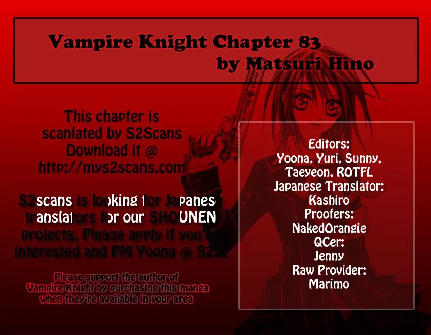 Vampire Knight Chapter 83 page 40 - Chapter 83 : Bonds
