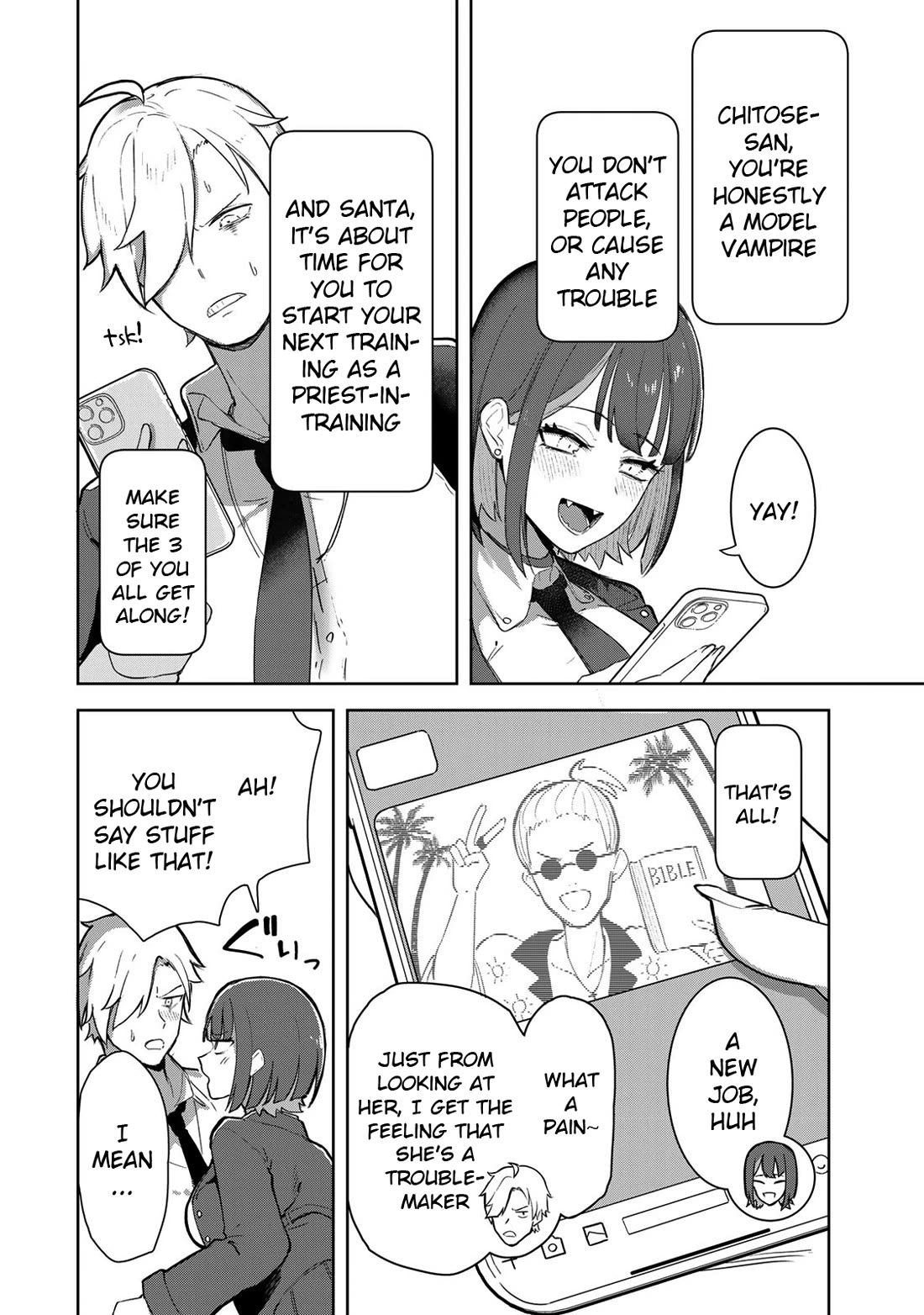 Vampire-san Wants Her (Man's) Blood Taken Chapter 1 page 11 - Chapter 1: ChiToRare