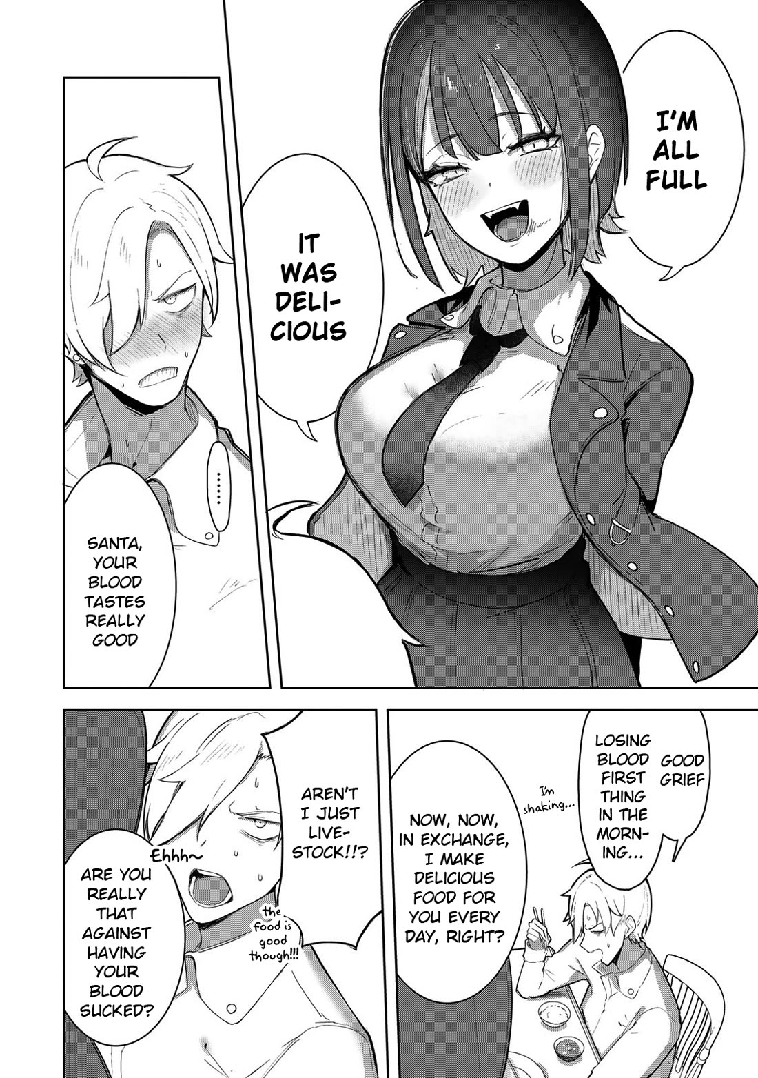 Vampire-san Wants Her (Man's) Blood Taken Chapter 1 page 5 - Chapter 1: ChiToRare