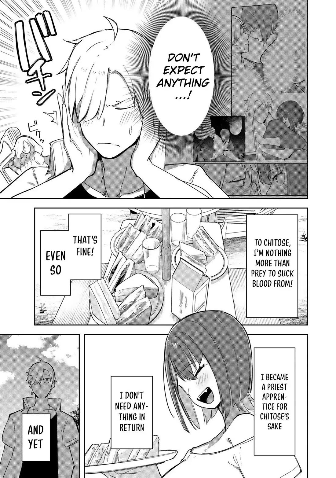 Vampire-san Wants Her (Man's) Blood Taken Chapter 14 page 4 - Chapter 14
