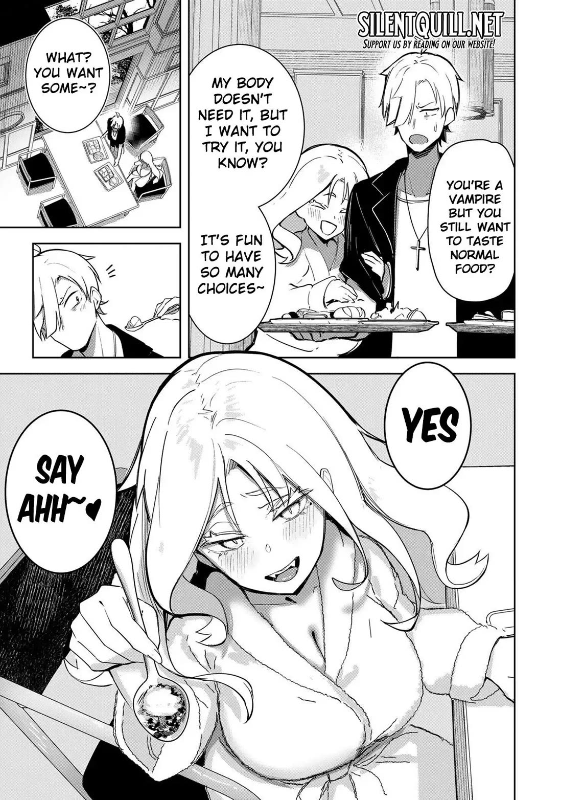 Vampire-san Wants Her (Man's) Blood Taken Chapter 18 page 6 - Chapter 18