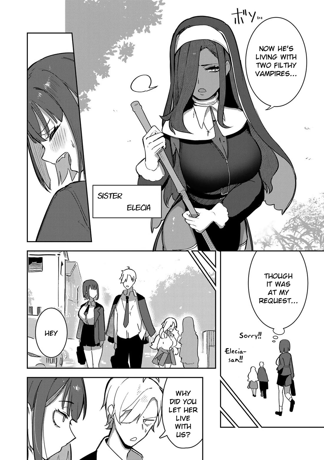 Vampire-san Wants Her (Man's) Blood Taken Chapter 2 page 8 - Chapter 2: Diligence and Kink