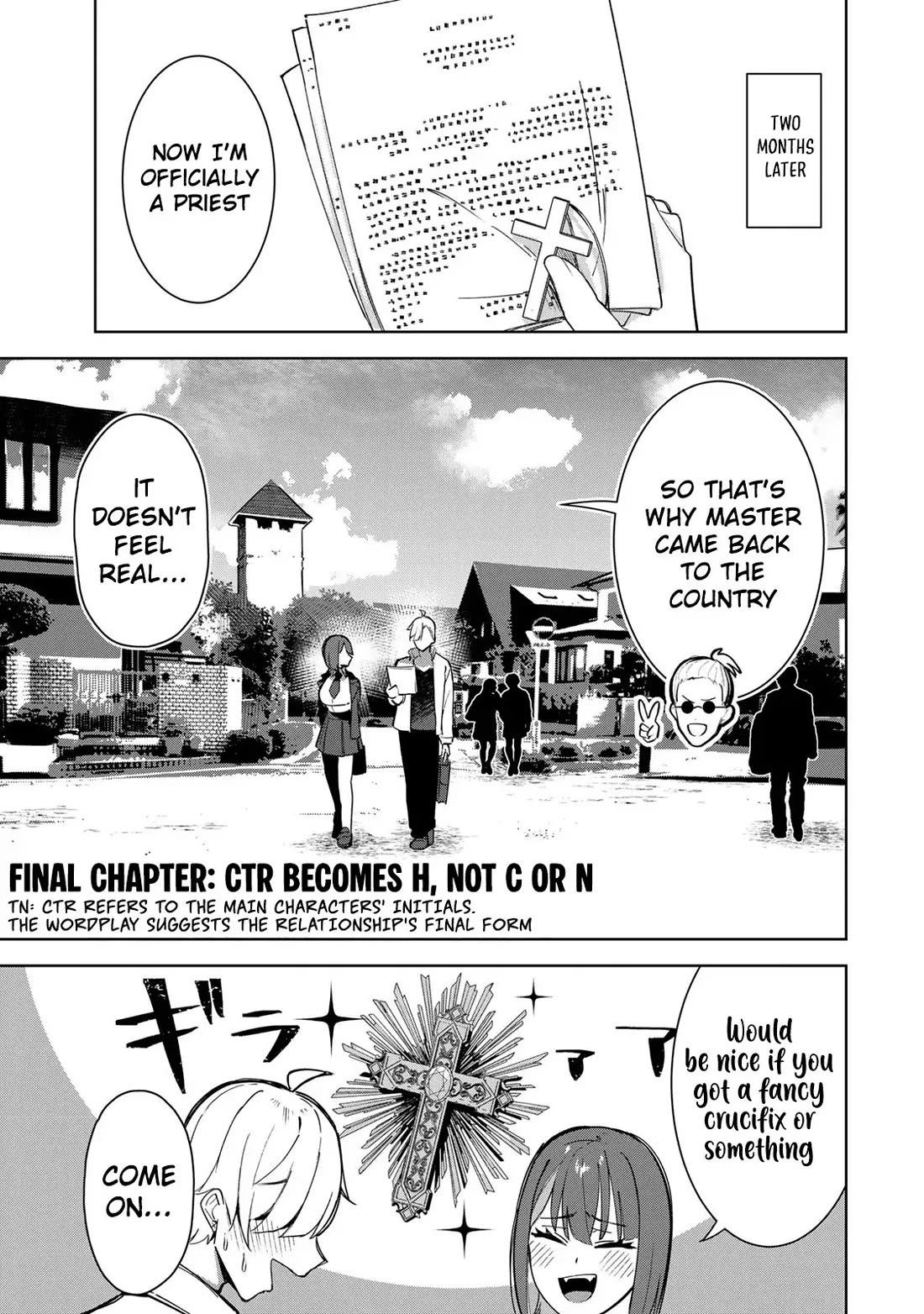 Vampire-san Wants Her (Man's) Blood Taken Chapter 23 page 2 - Chapter 23 [END]